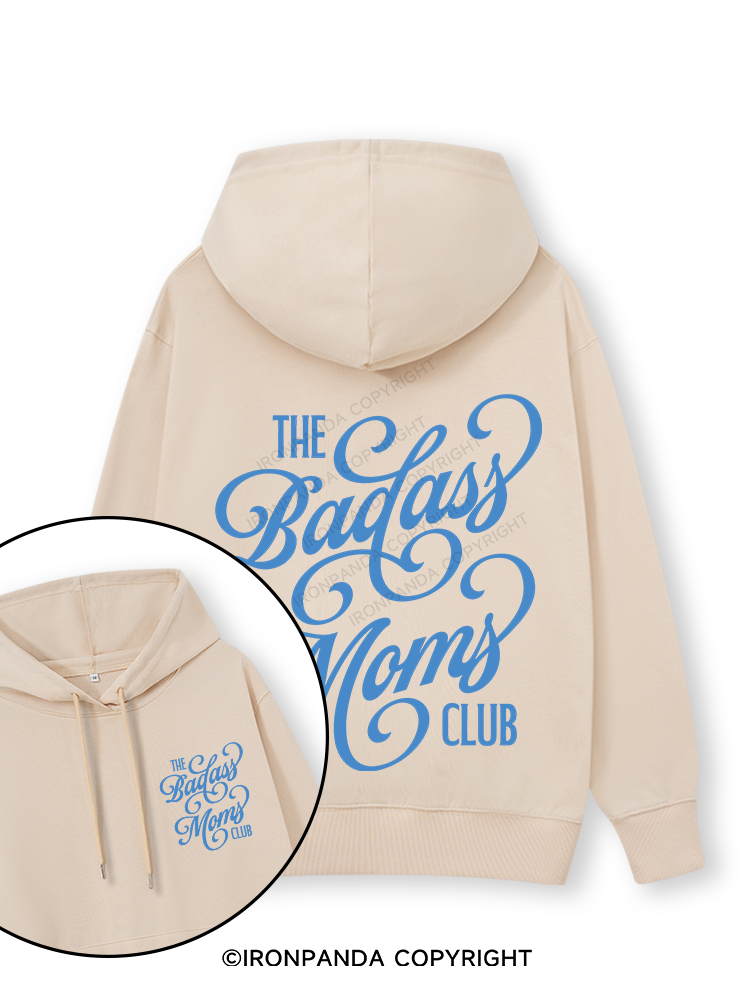 THE BADASS MOMS CLUB Double-Sided Printed Classic Gym Hoodie