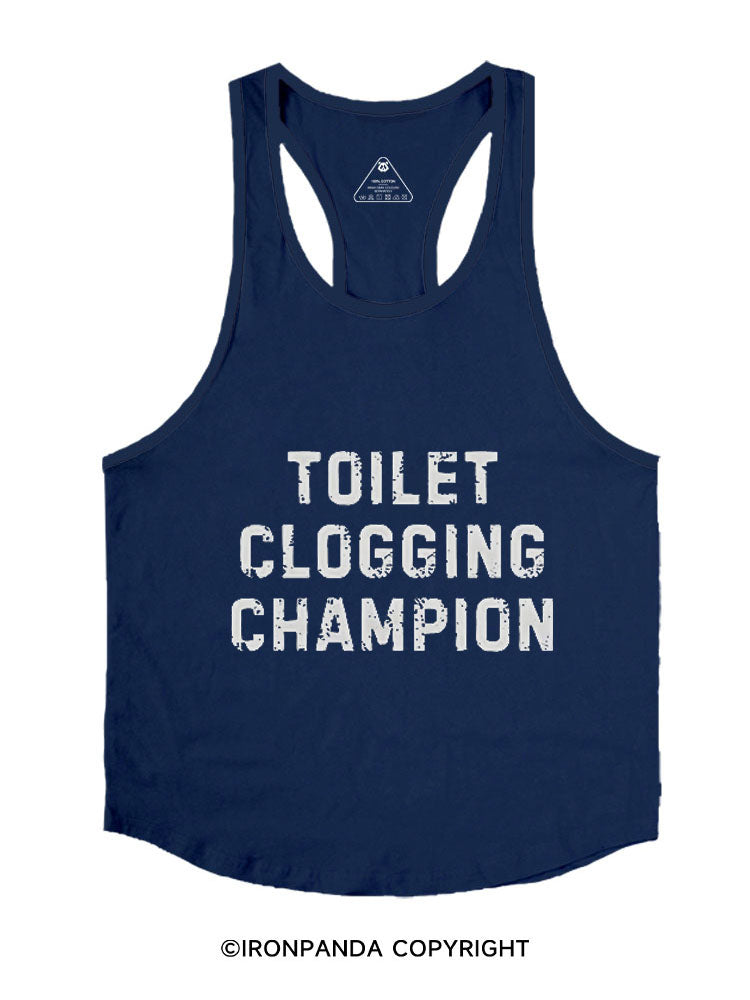Toilet Clogging Stringer Gym Vest