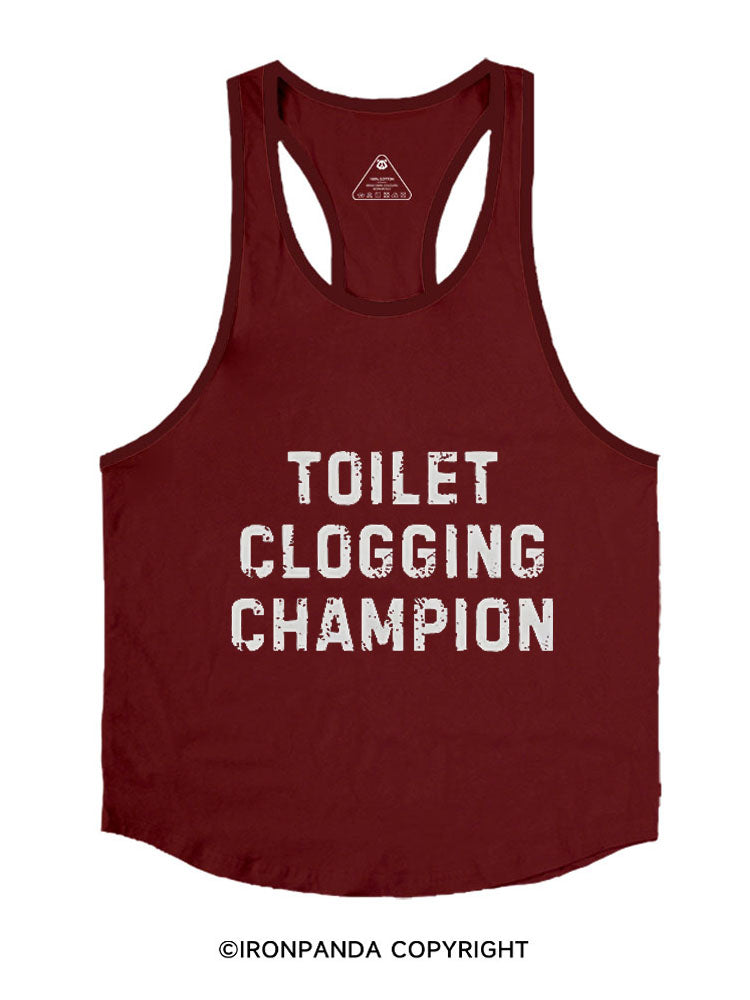 Toilet Clogging Stringer Gym Vest