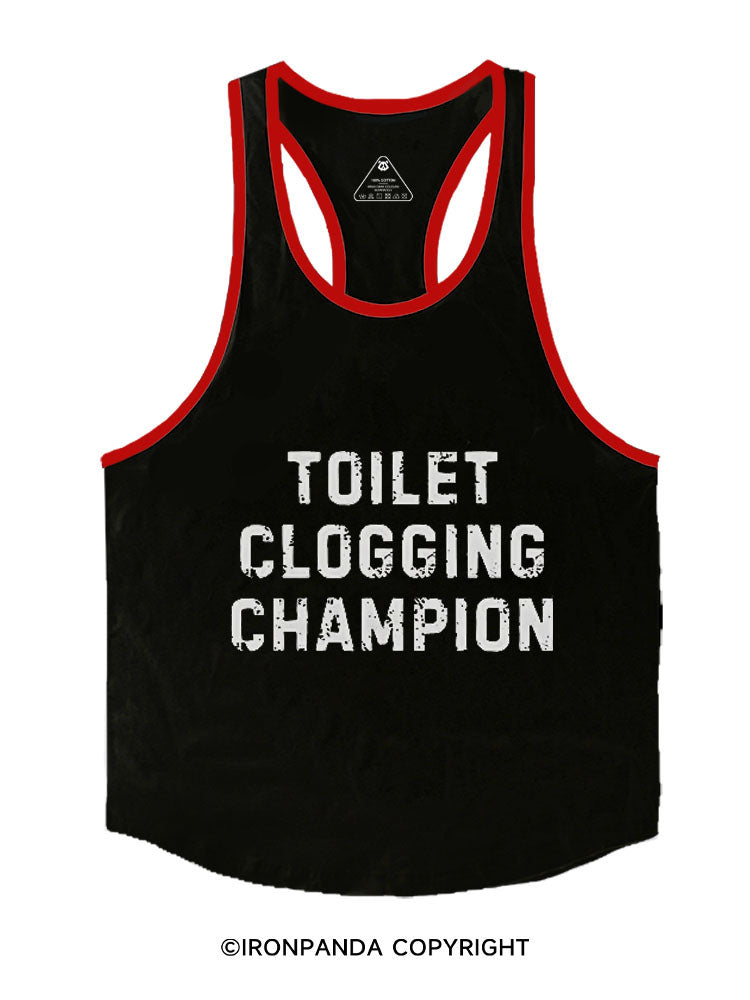 Toilet Clogging Stringer Gym Vest