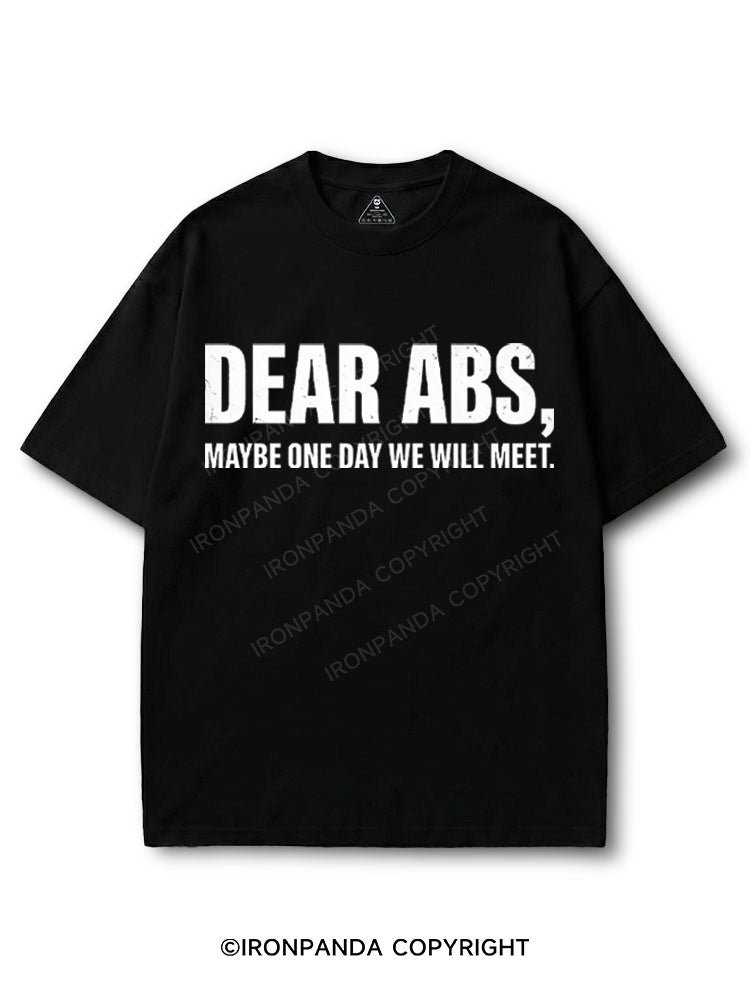 Dear Abs, Maybe One Day We Will Meet COTTON PUMP COVER