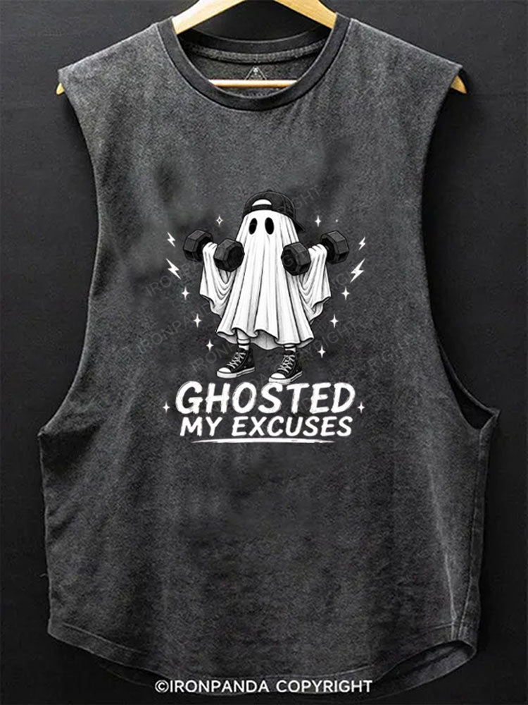 Ghosted My Excuses Scoop Bottom Cotton Tank