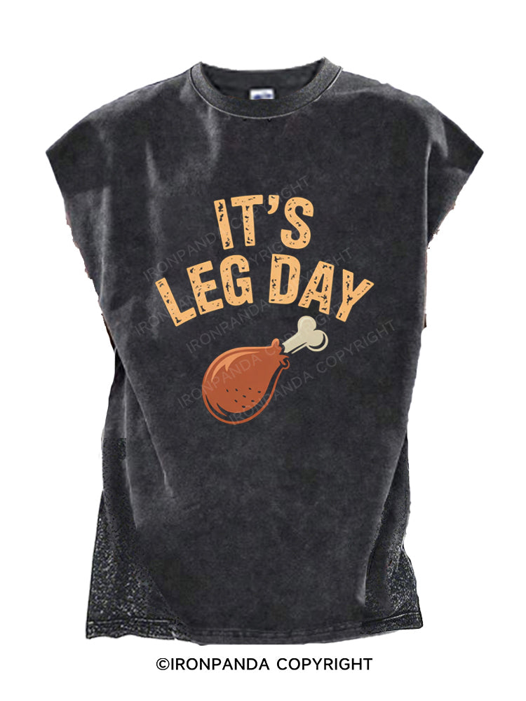It's Leg Day Cut Off Tank