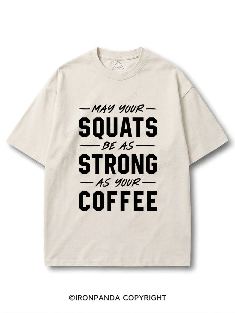May Your Squats Be As Strong As Your Coffee COTTON PUMP COVER