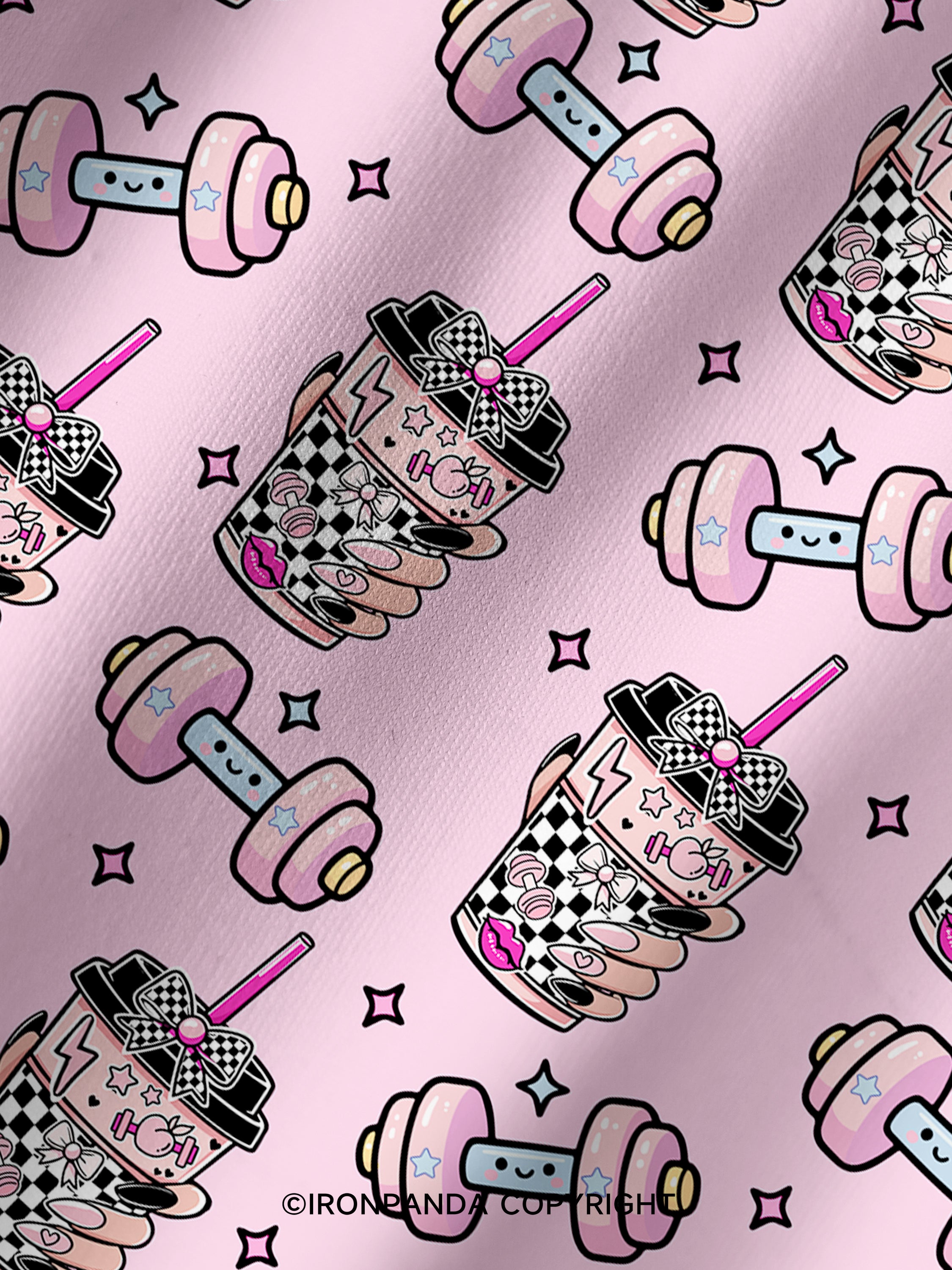 Coffee & Cute Lifts Printed Yoga Shorts