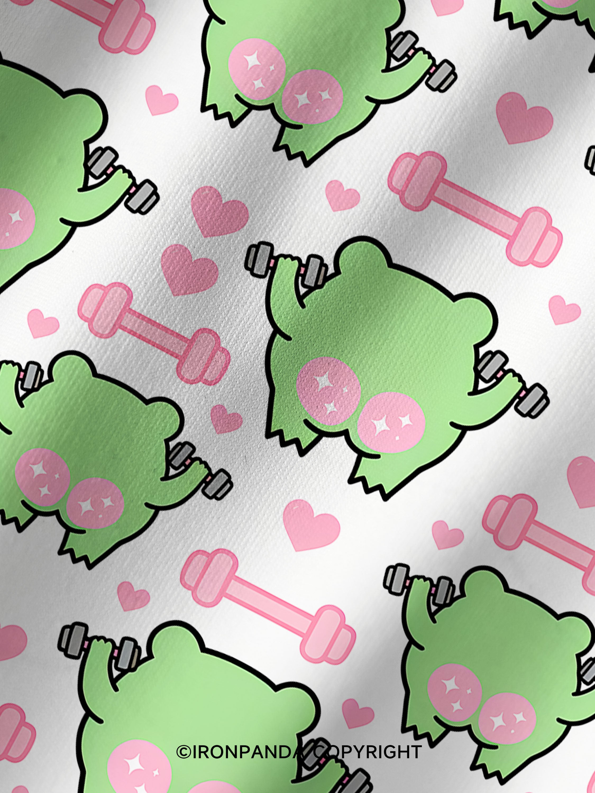 Booty Goals Frog Workout Printed Yoga Shorts