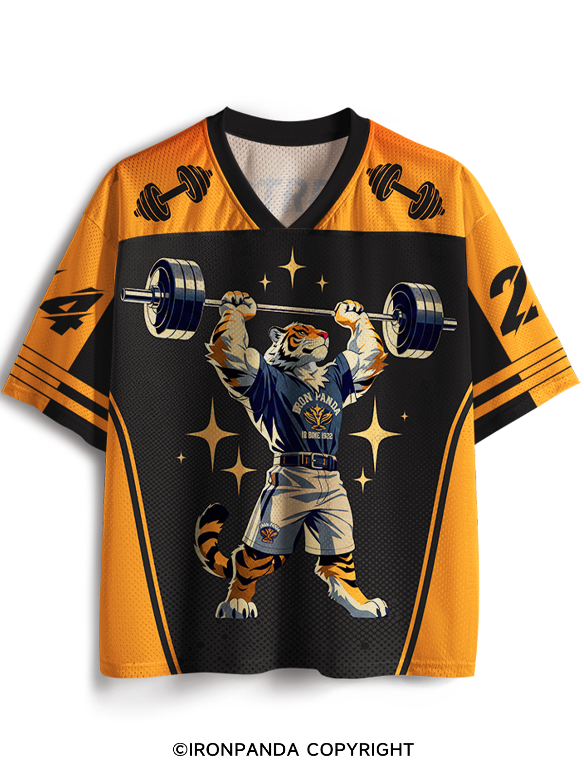 tiger at gym Mesh Jersey