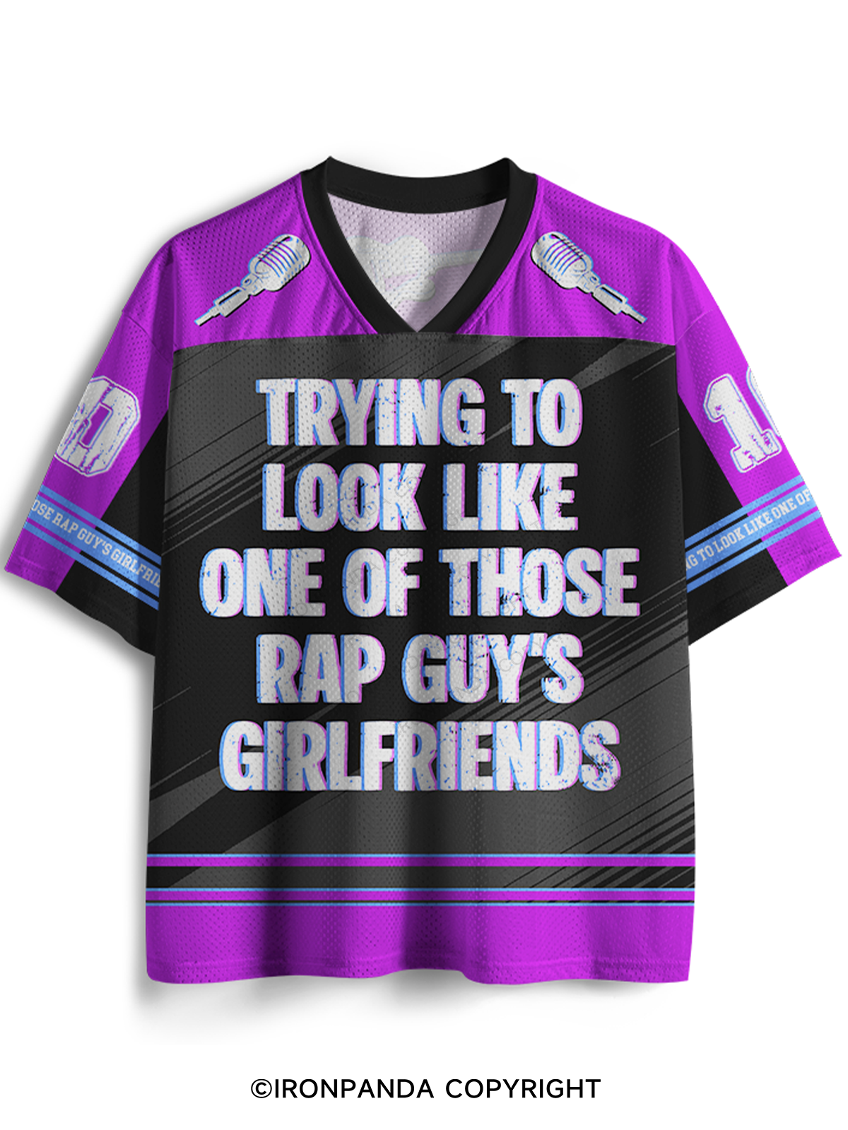 trying to look like one of those rap guy's girlfriends Mesh Jersey