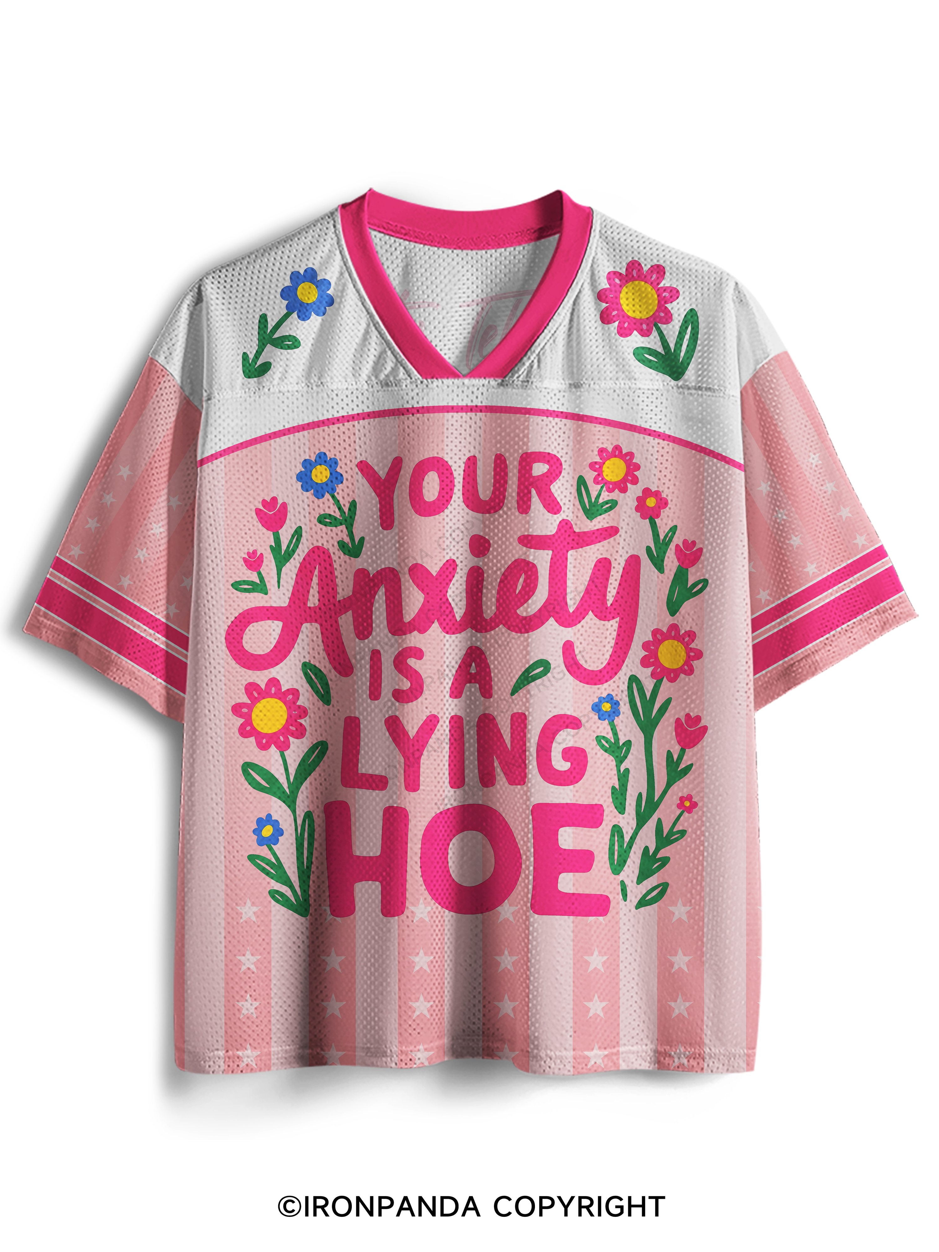 YOUR ANXIETY IS A LYING HOE Mesh Jersey