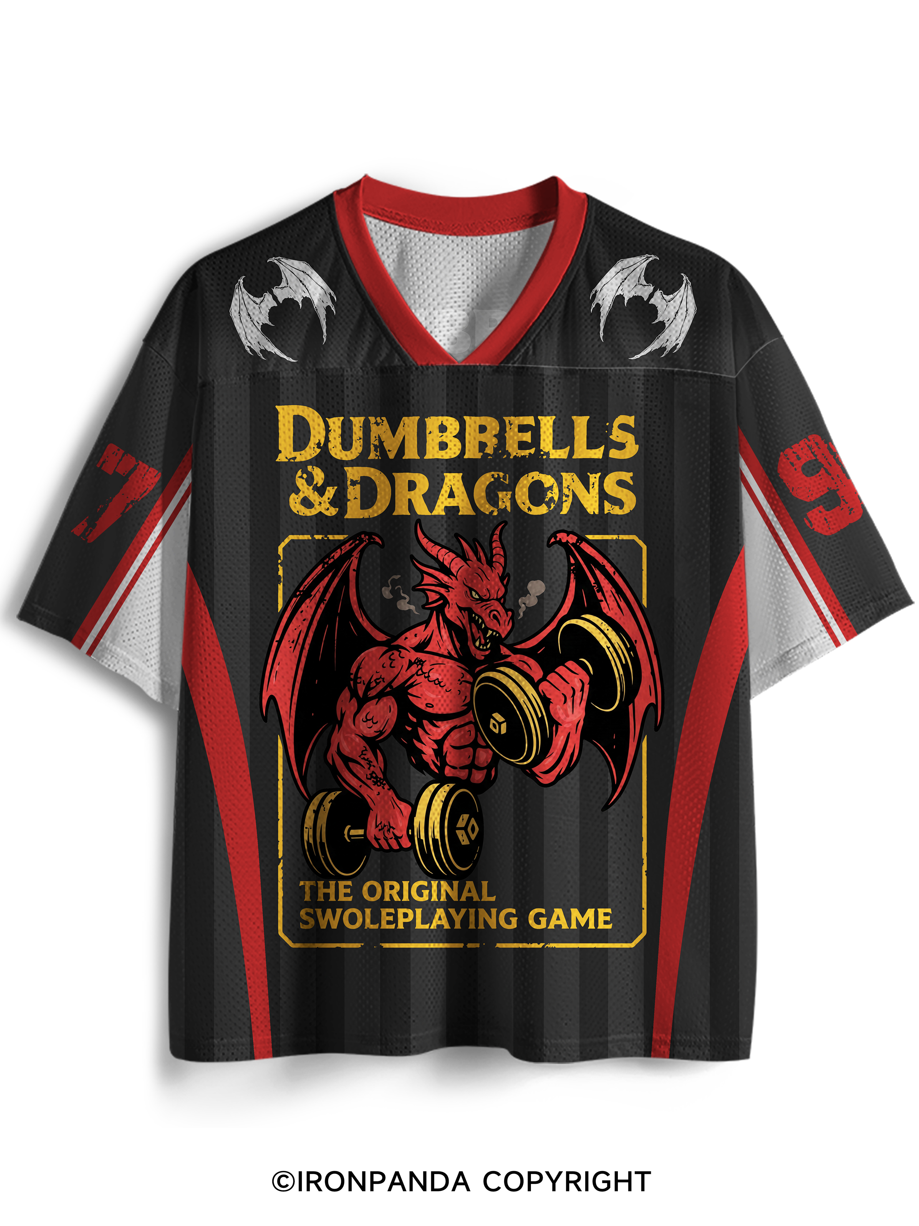DUMBBELLS & DRAGONS Mesh Jersey