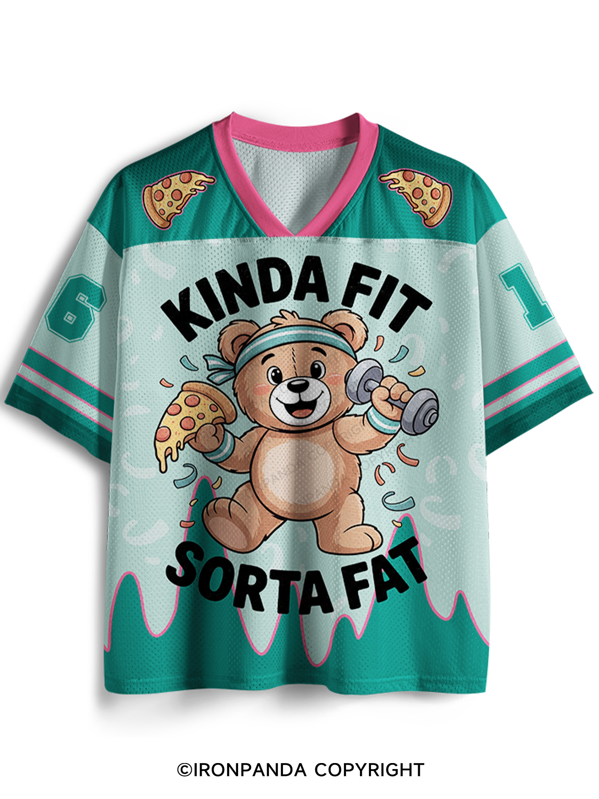 kinda fit sorta fat bear Mesh Jersey