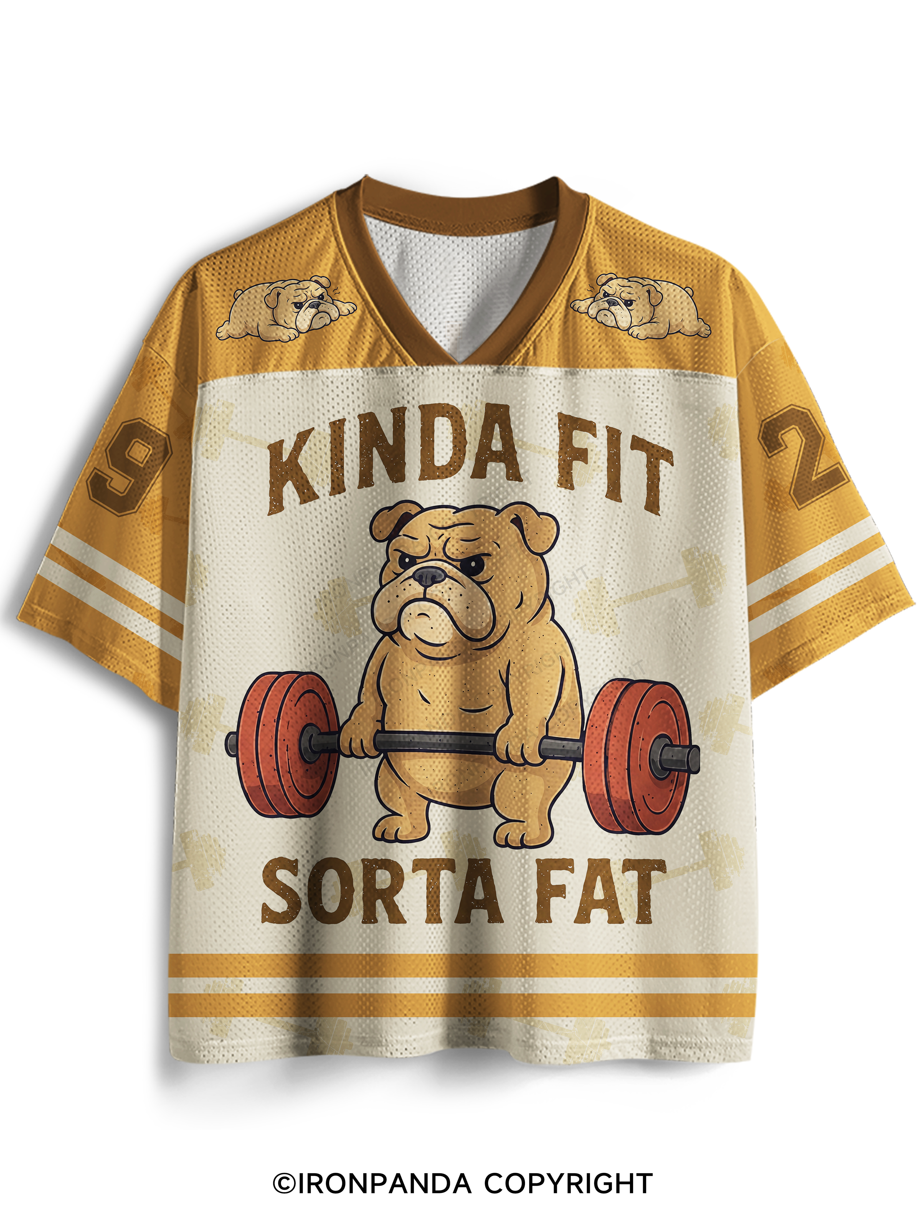 Kinda Fit Sorta Fat Dog Mesh Jersey