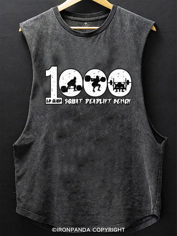 1000 lb club Scoop Bottom Cotton Tank