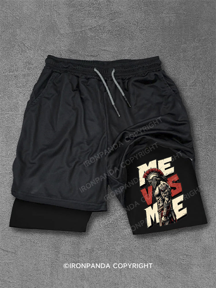 Me Vs Me Spartan Warrior Performance Training Shorts