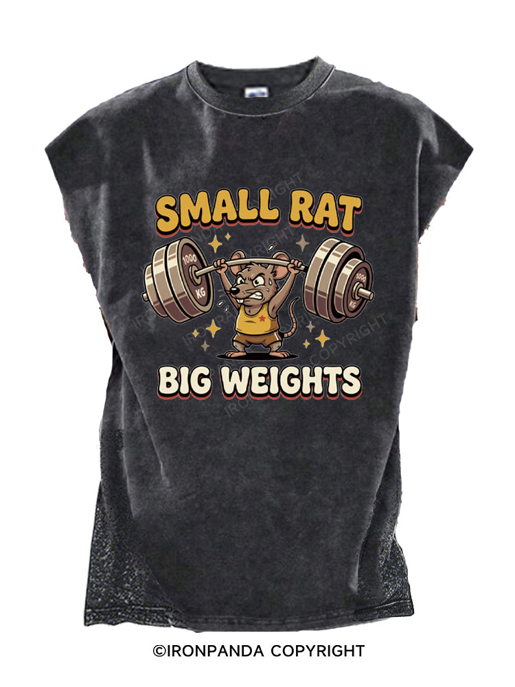 Small Rat Big Weights Cut Off Tank