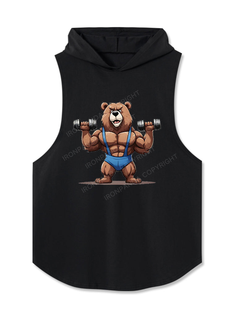 Fitness Bear Hooded Tank