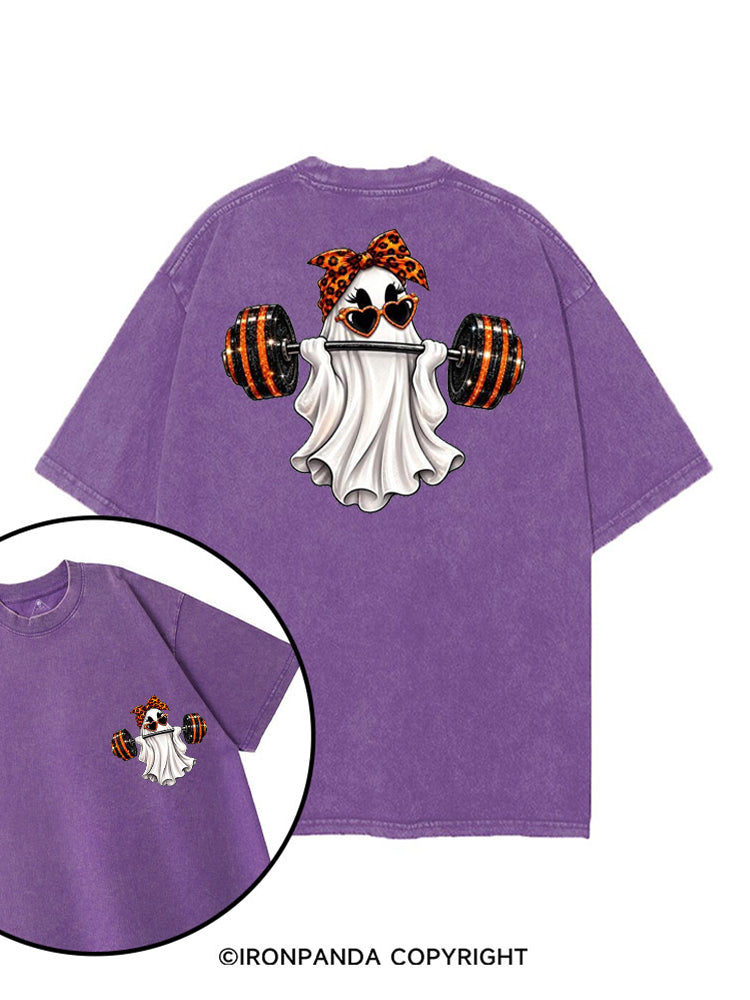 HALLOWEEN GLAM SPARKLE BOOTY BUILDER printed Gym Shirt