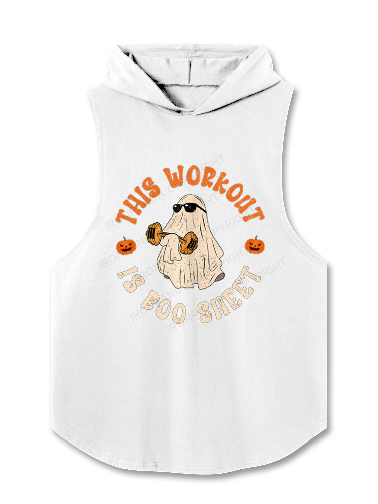 This Workout Is Boo Sheet Funny Ghost Hooded Tank