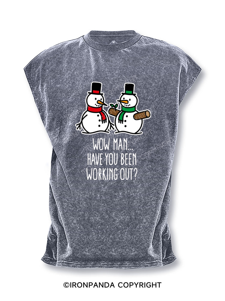 WOW MAN… HAVE YOU BEEN WORKING OUT Cut Off Tank