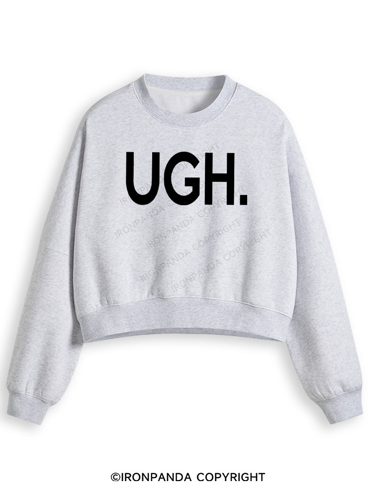 UGH Fleece Crop Sweatshirt