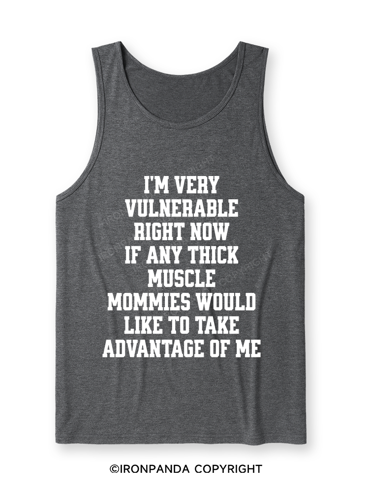 I'm very vulnerable right Ultra Soft Heather Tank