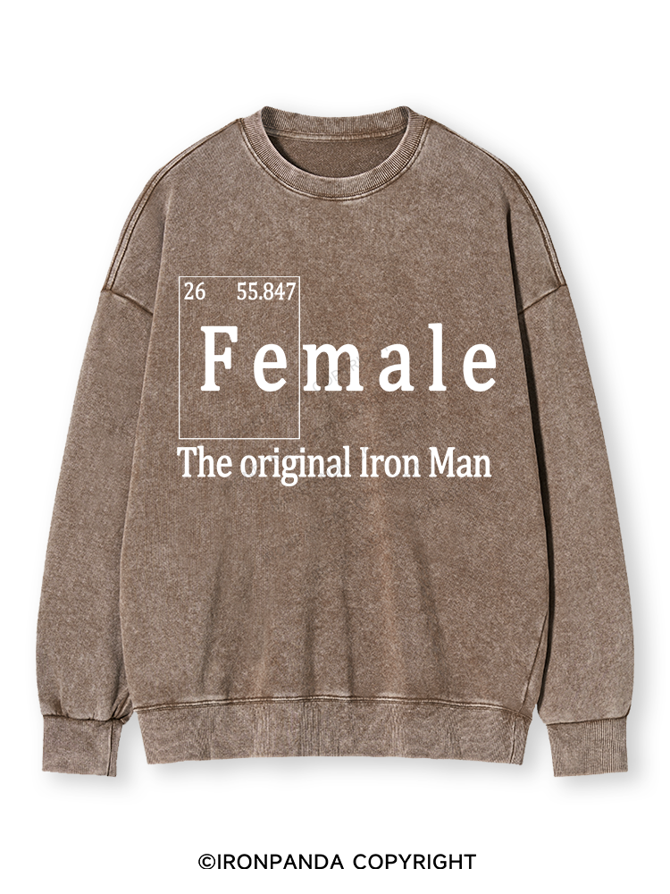 FEMALE THE ORIGINAL IRON MAN TRI ROCKER  Washed Sweatshirt