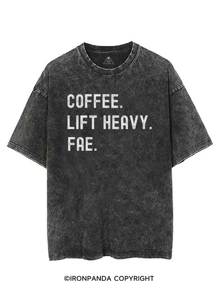 Coffee Lift Heavy Fae VINTAGE GYM SHIRT