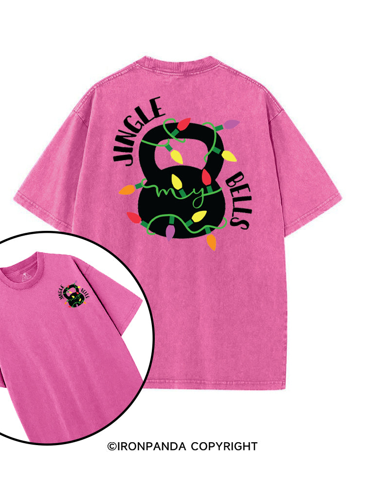 JINGLE MY BELLS printed Gym Shirt