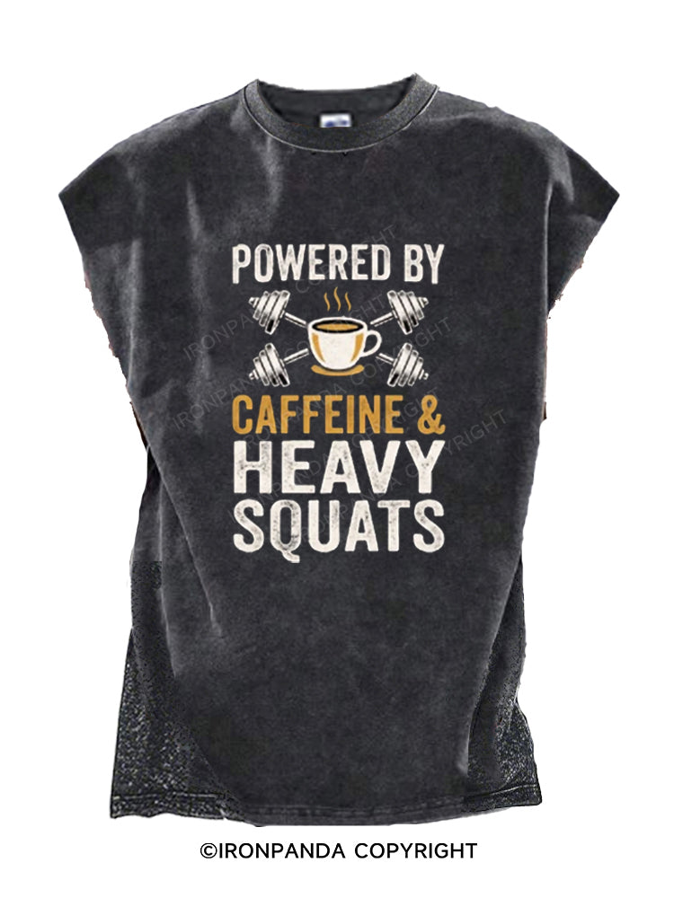Powered by Caffeine and Heavy Squats Cut Off Tank