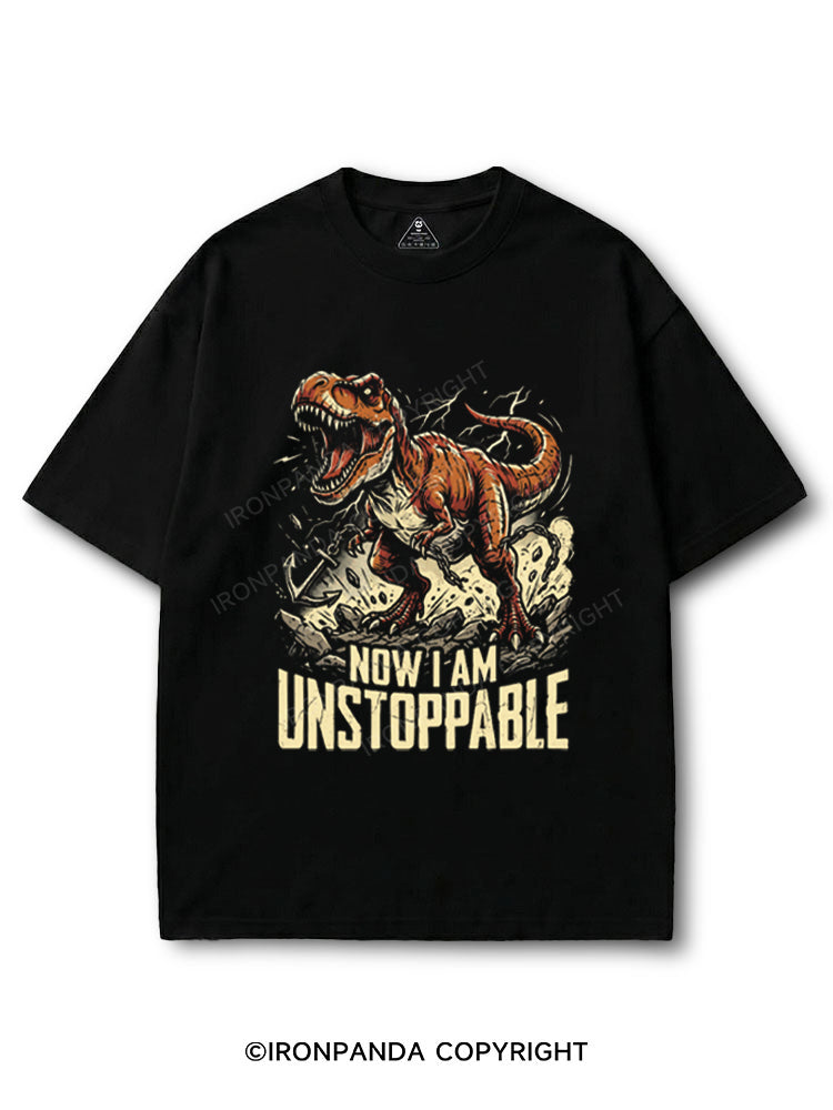 Now I Am Unstoppable T-Rex Dinosaur COTTON PUMP COVER