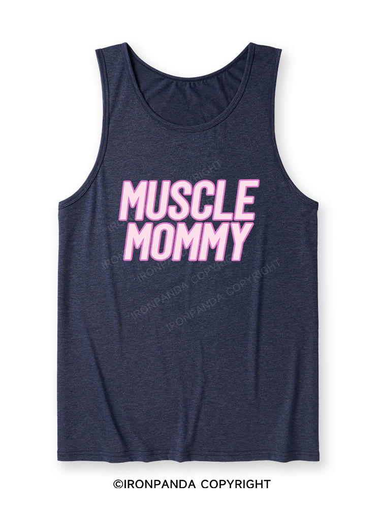 MUSCLE MOM Ultra Soft Heather Tank