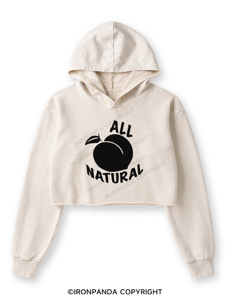 ALL NATURE Washed Crop Hoodie
