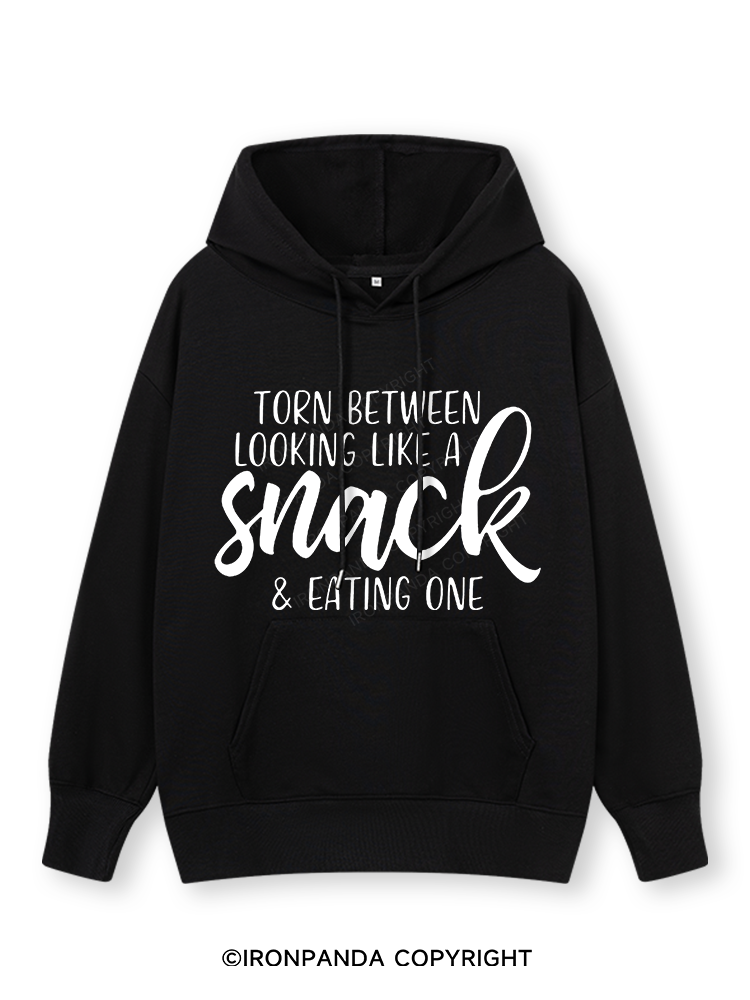TORN BETWEEN A SNACK AND EAT ONE Classic Gym Hoodie