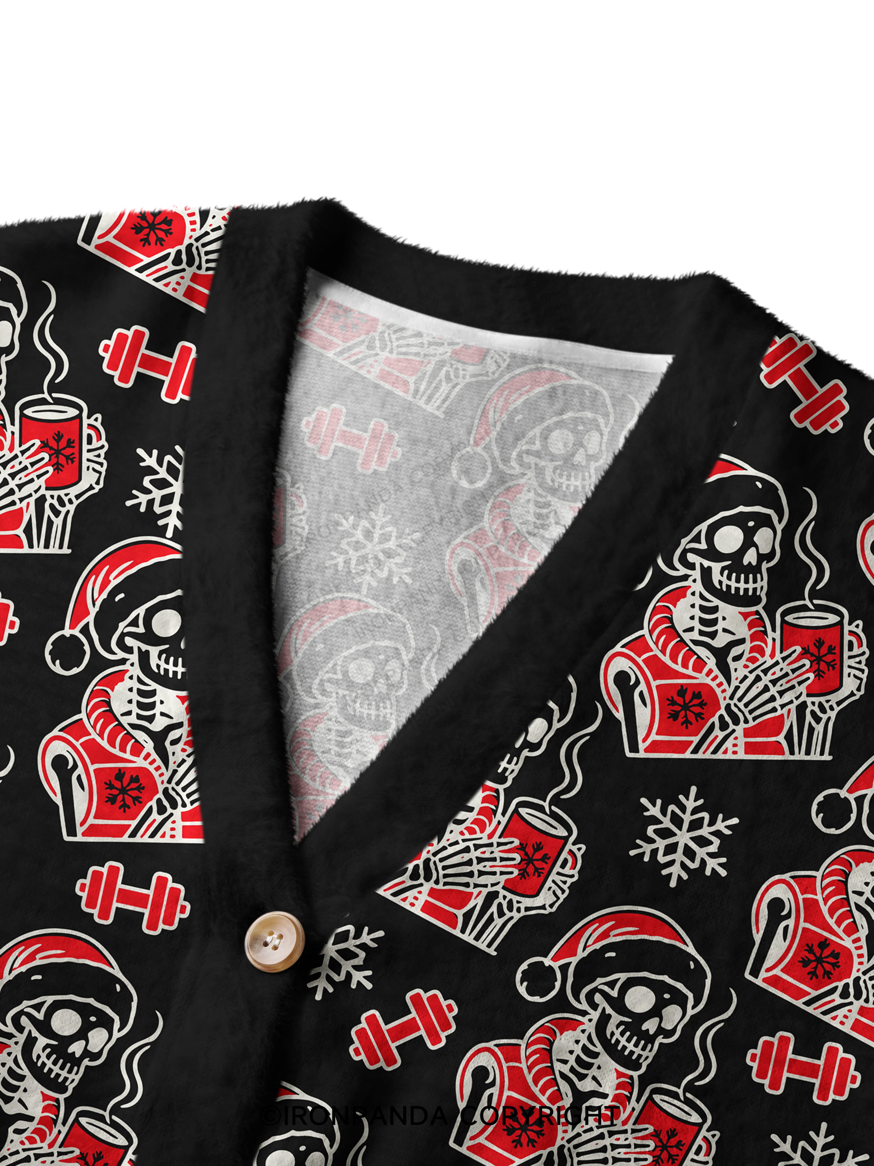 HO HO HOLY SHIT WHAT A YEAR Crop Ugly Cardigan Sweater