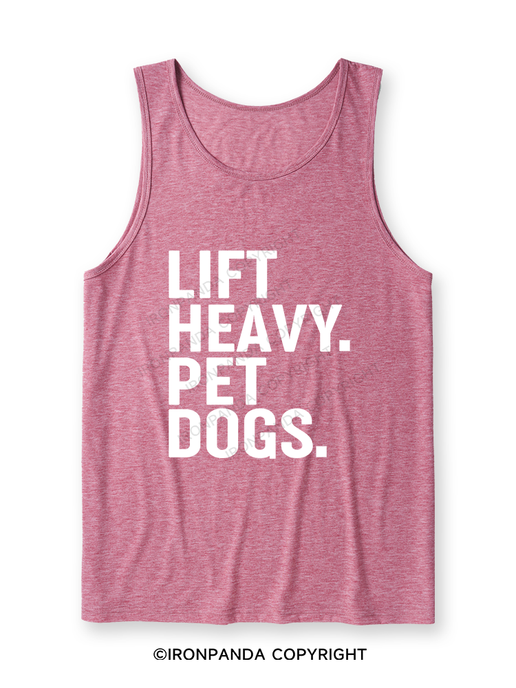 Lift Heavy Pet Dogs Ultra Soft Heather Tank