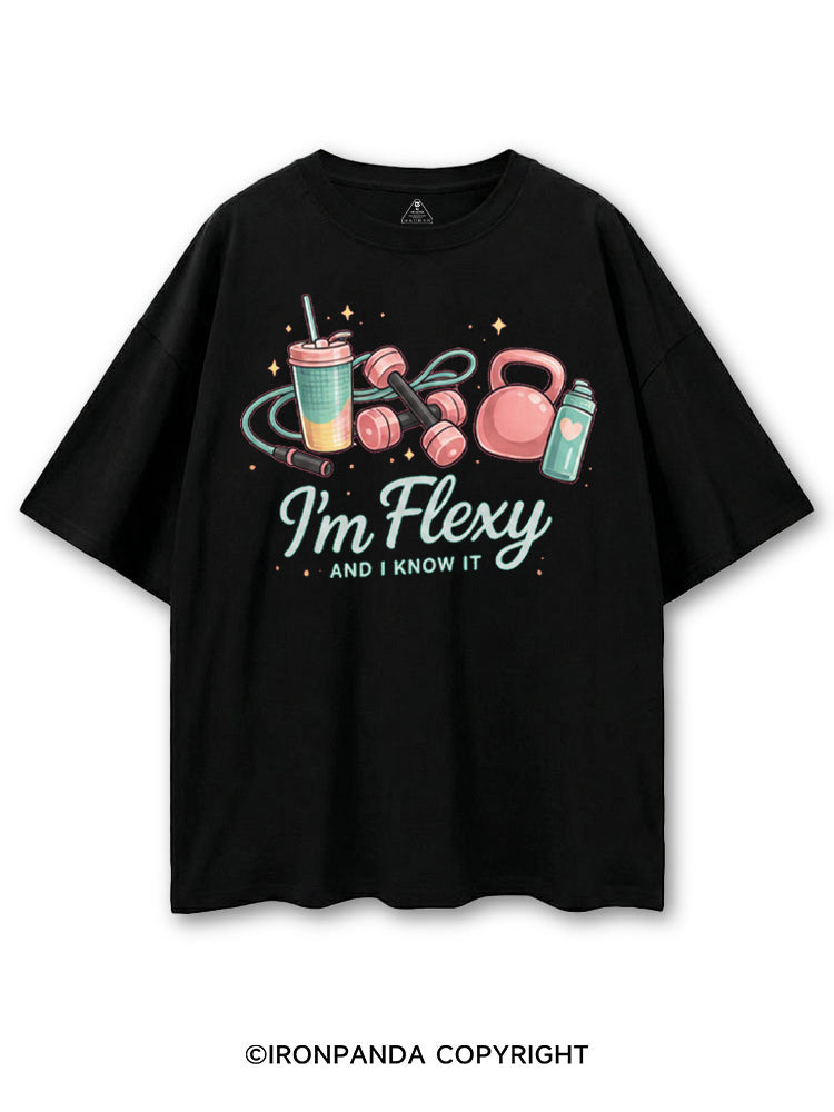 I'm Flexy And I Know It Gym COTTON PUMP COVER