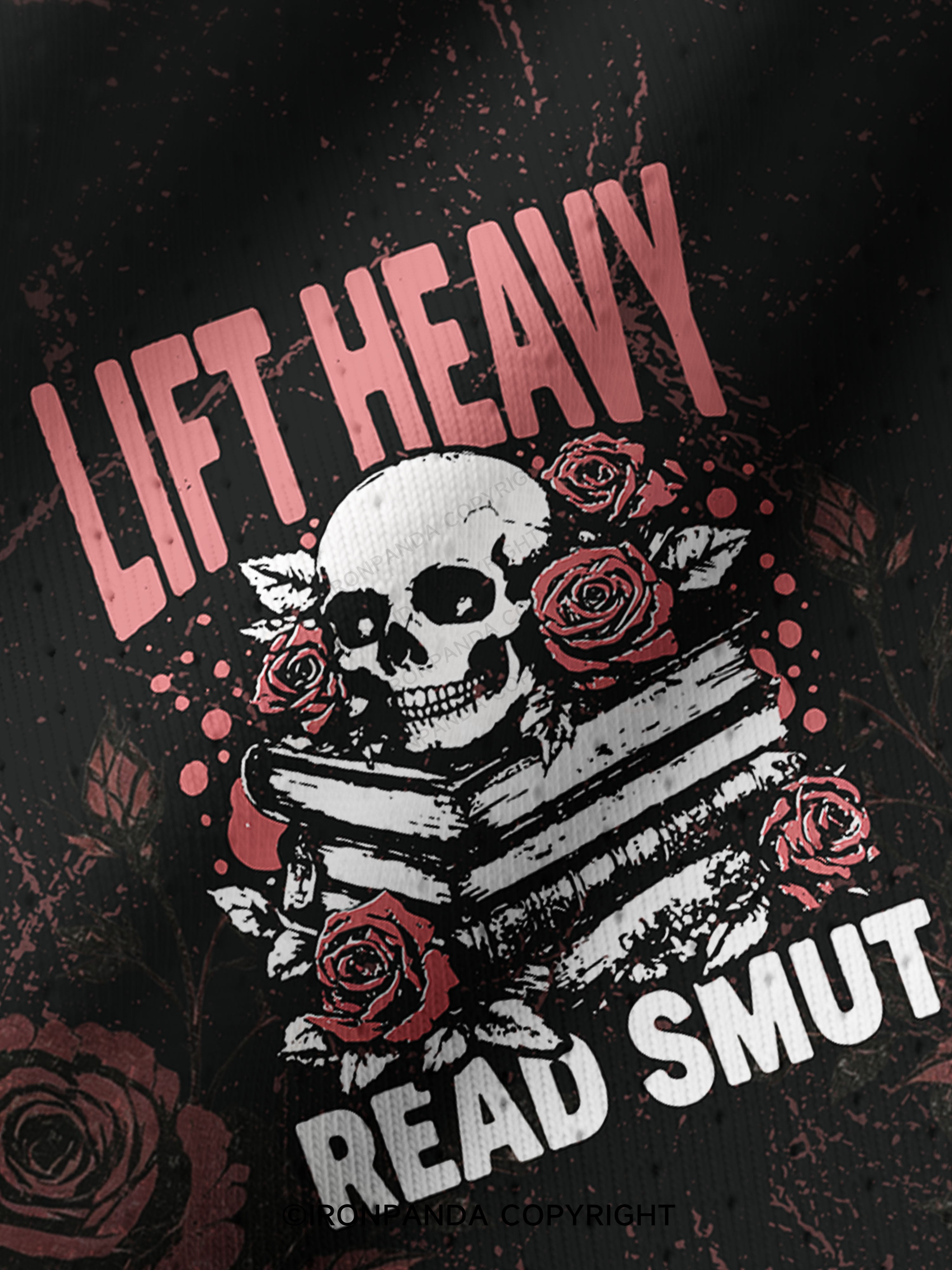 LIFT HEAVY READ SMUT SKELETON Pro Mesh Jersey