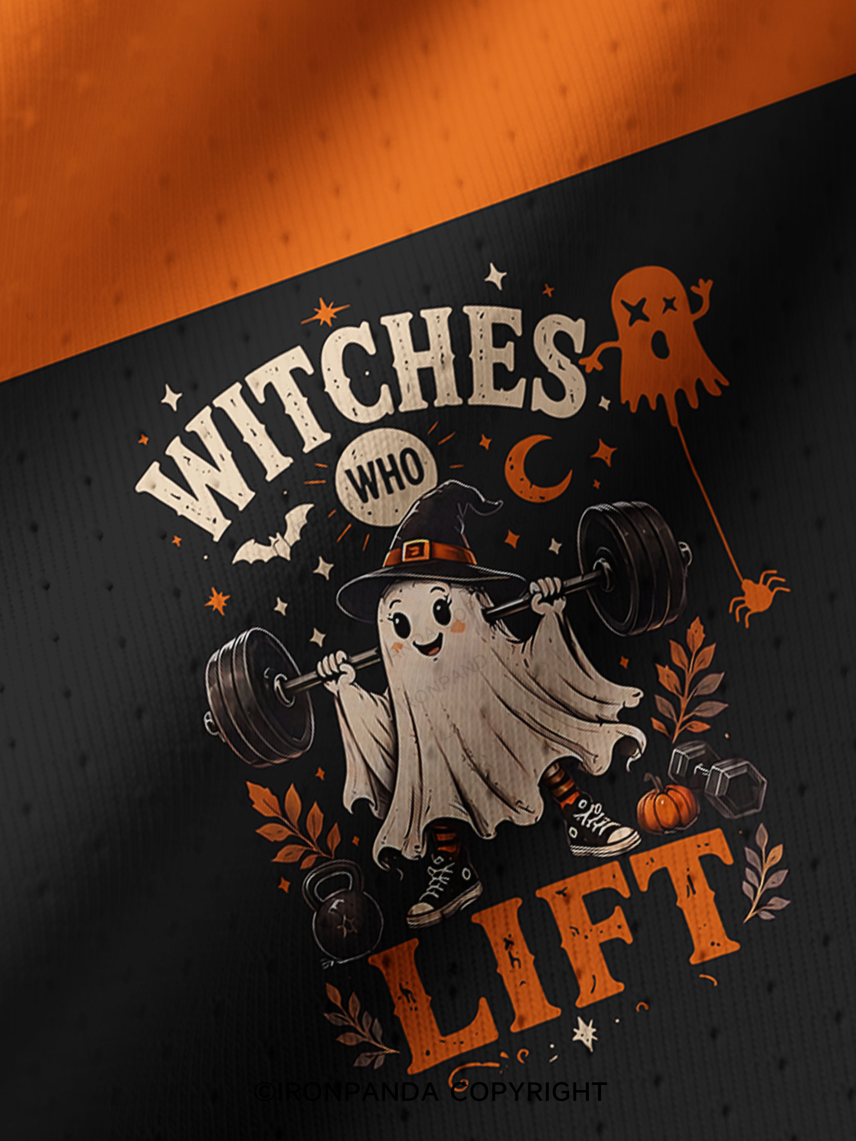 WITCHES WHO LIFT GHOST HALLOWEEN GYM Pro Mesh Jersey