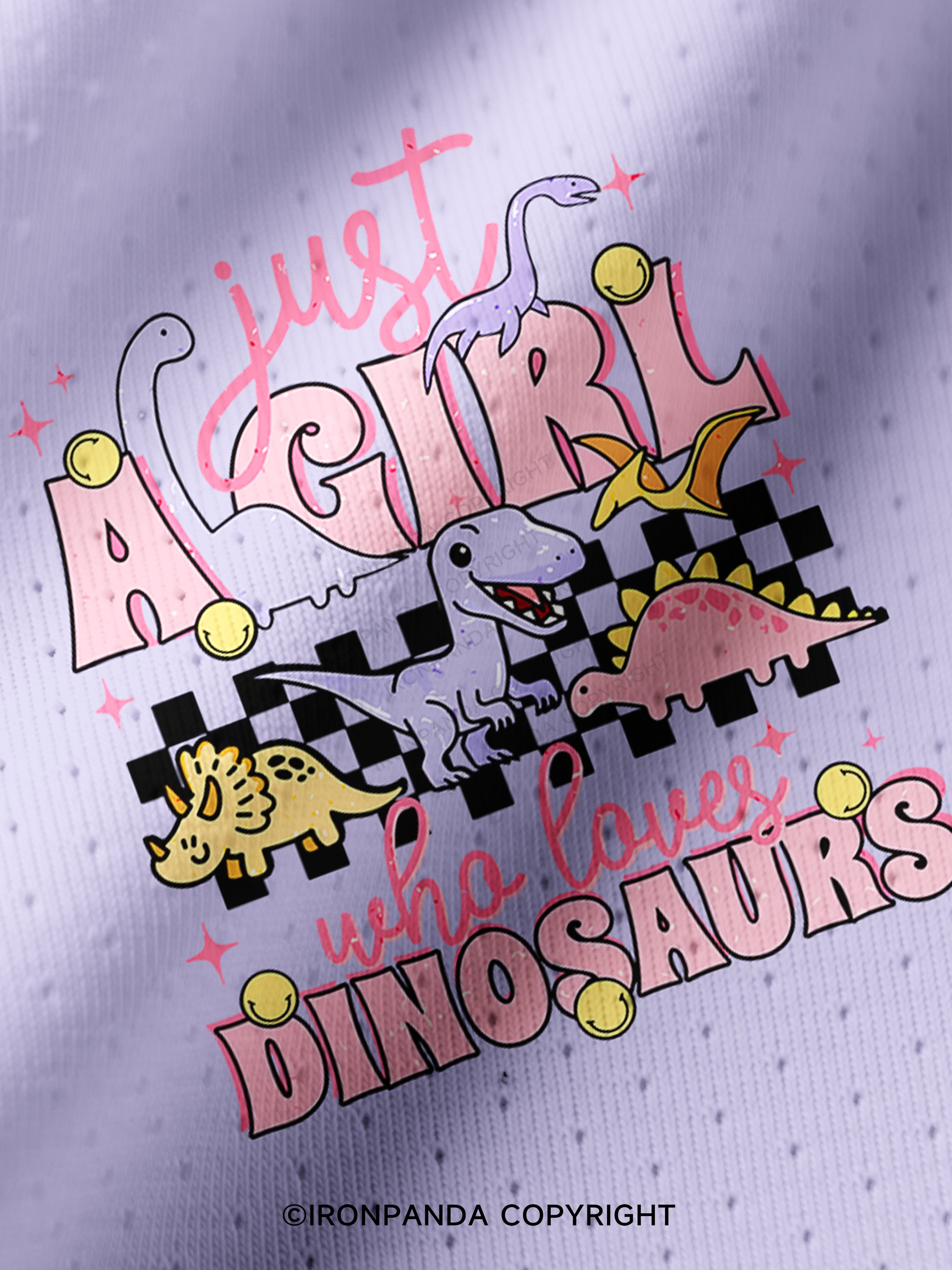 Just A Girl Who Loves Dinosaurs Pro Mesh Jersey
