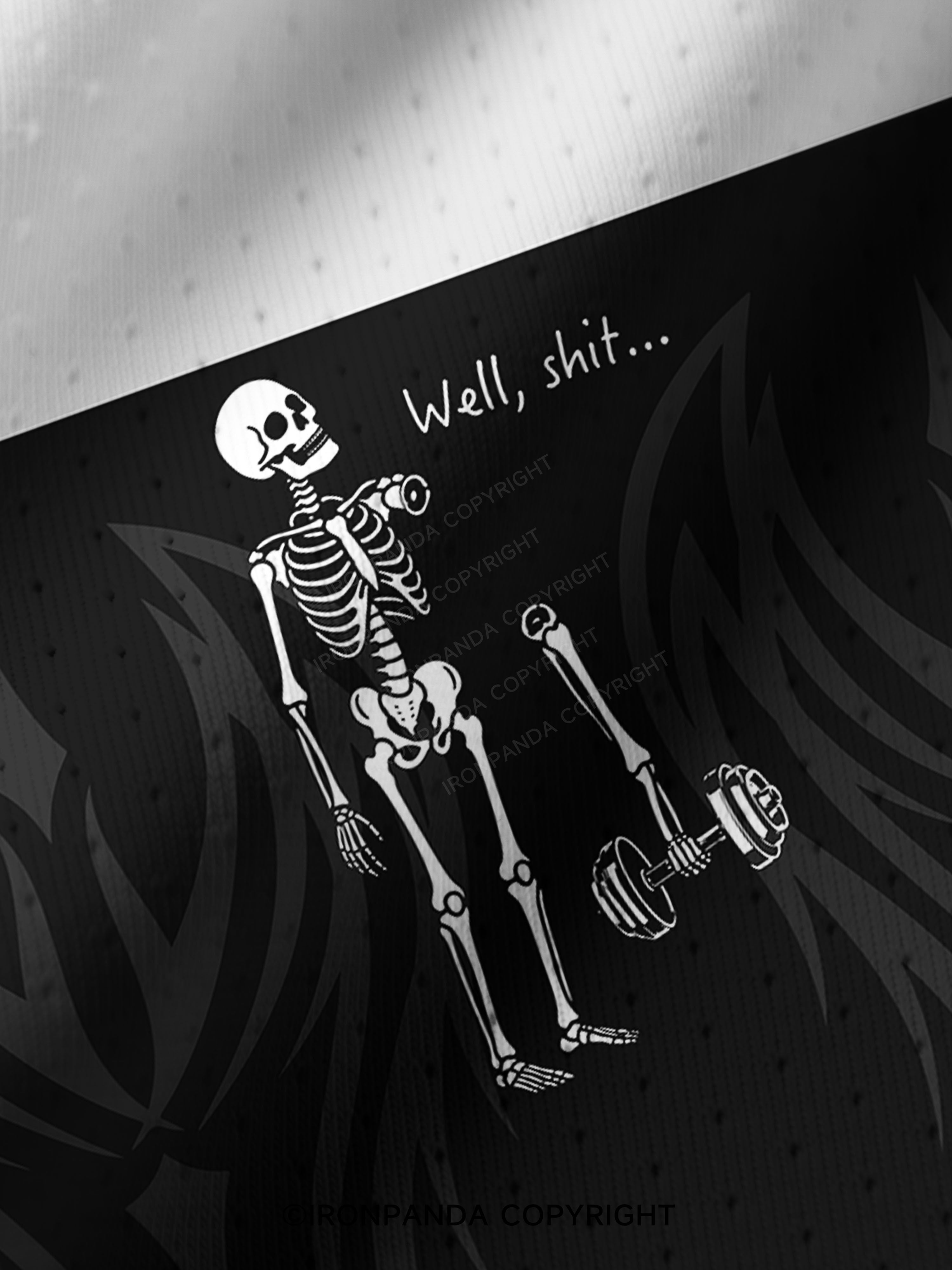 Well Shit Funny Skeleton Pro Mesh Jersey