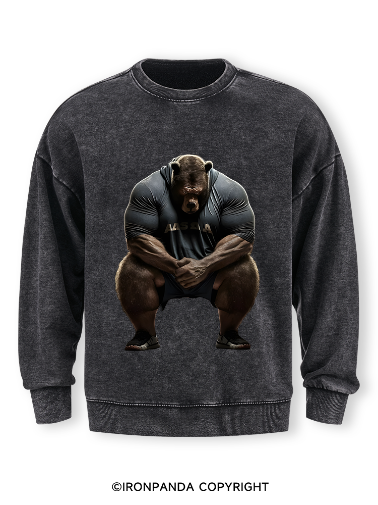 I'm Not Here To Talk Washed Sweatshirt
