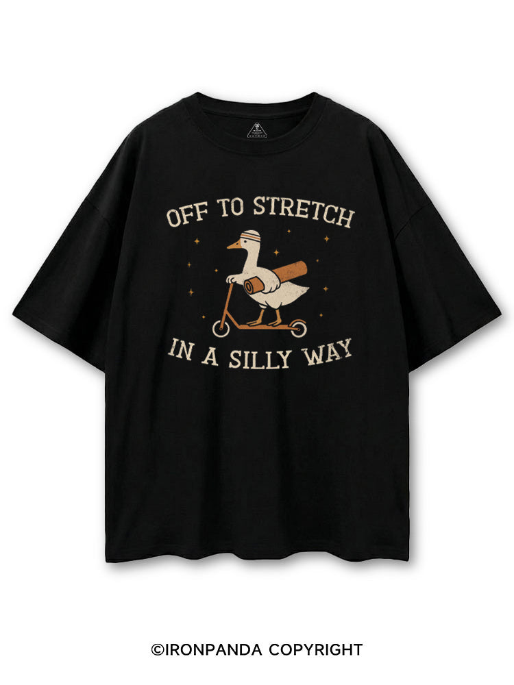 OFF TO STRETCH IN A SILLY WAY COTTON PUMP COVER