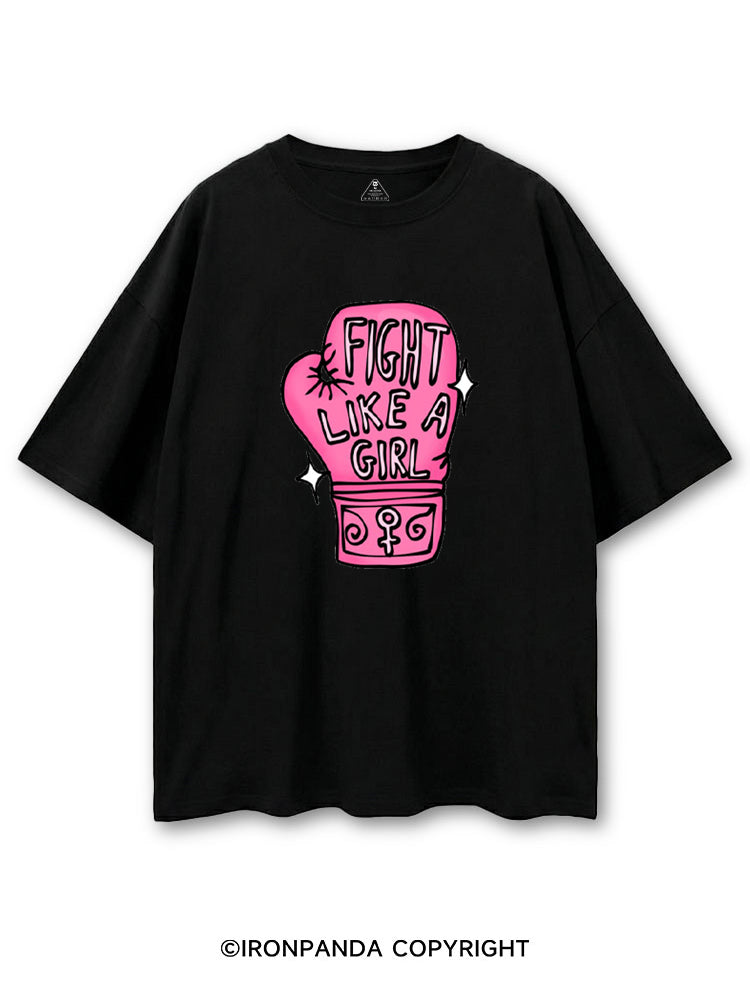 FIGHT LIKE A GIRL BOXING COTTON PUMP COVER