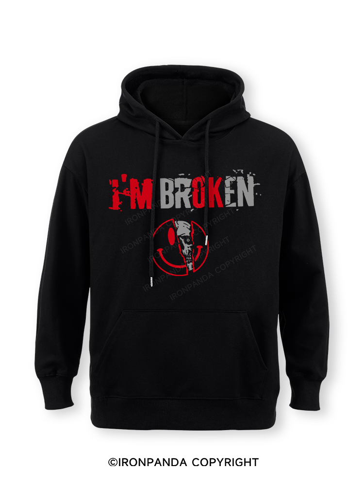 I’m Broken And Smiling Classic Gym Hoodie