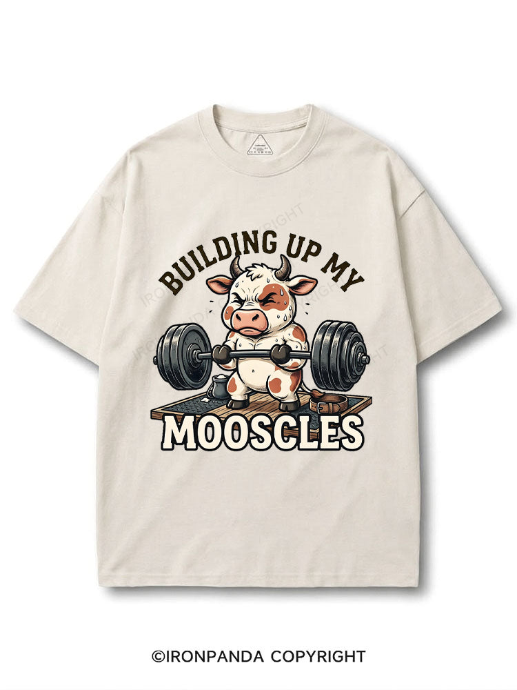 Building Up My Mooscles COTTON PUMP COVER
