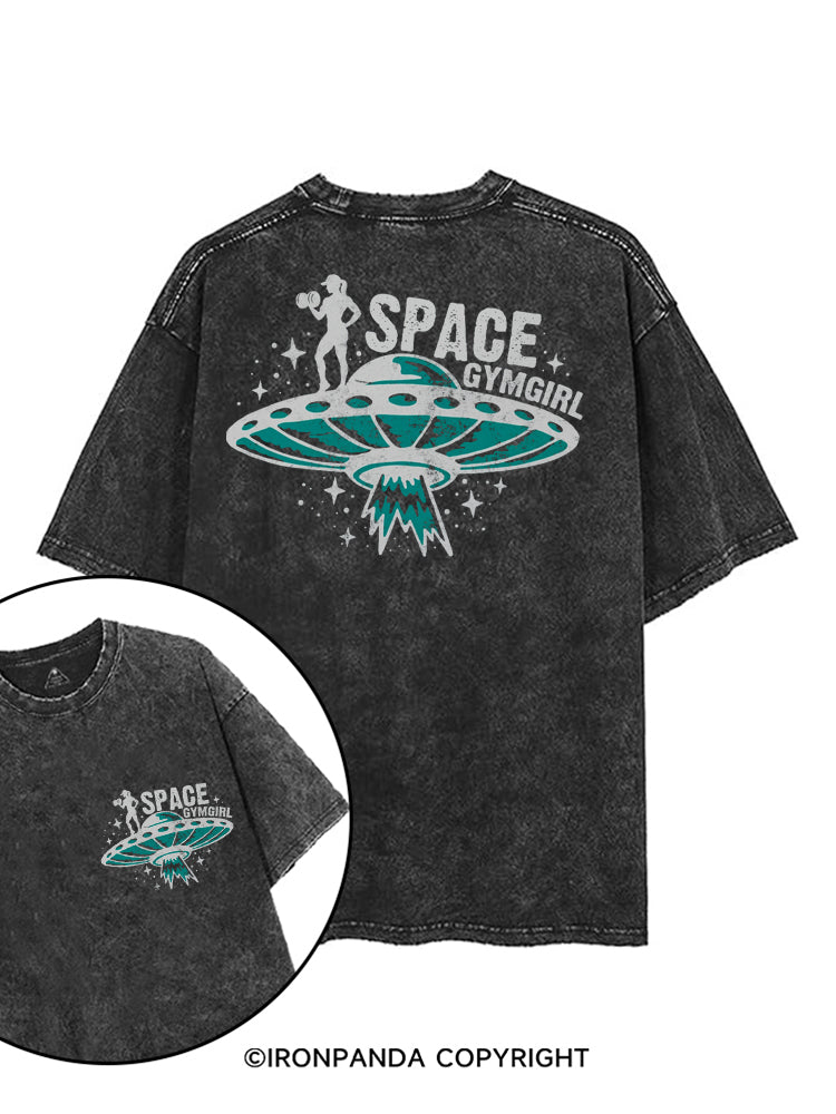 SPACE GYMGIRL printed Gym Shirt