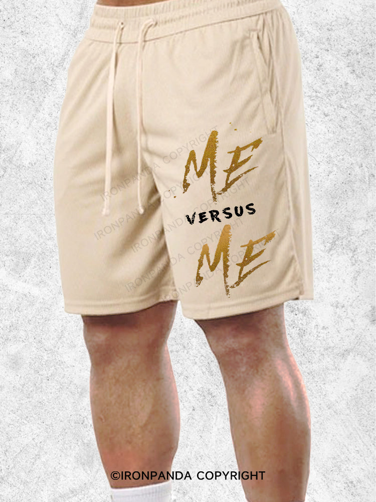 me vs me Loose Cotton Gym Shorts