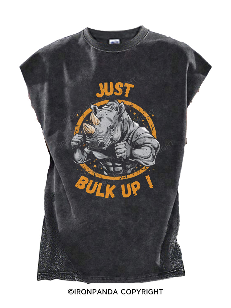 Just Bulk Up Bodybuilding Gym Workout Cut Off Tank