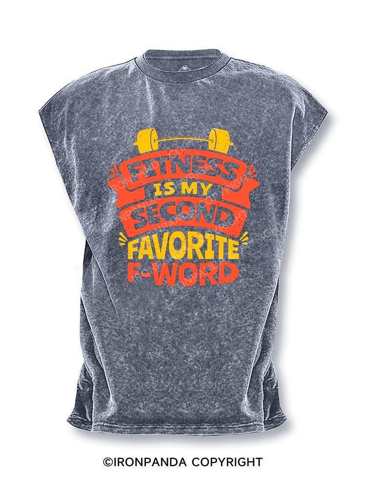 Fitness Is My Second Favorite F-Word Cut Off Tank