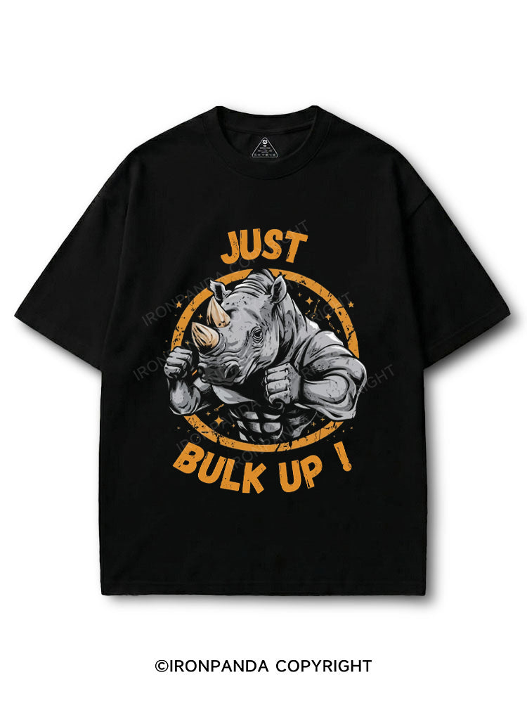 Just Bulk Up Bodybuilding Gym Workout COTTON PUMP COVER
